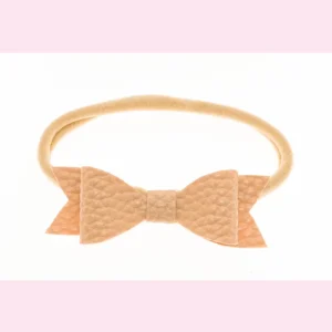 Baby haarbandje beige